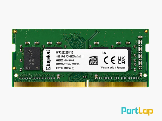 رم لپ تاپ کینگستون مدل DDR4-2400 MHZ ظرفیت 16 گیگابایت