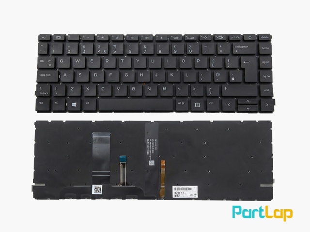 کیبورد لپ تاپ اچ پی HP ProBook 645 640 G8 ، HP EliteBook 640 G9 G10
