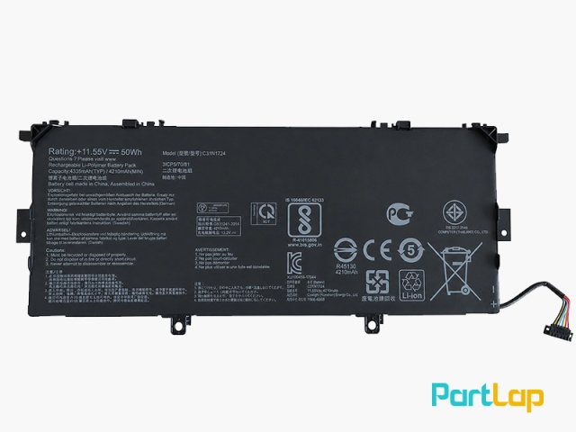 باتری 3 سلولی C31N1724 لپ تاپ ایسوس ASUS ZenBook 13 UX331U