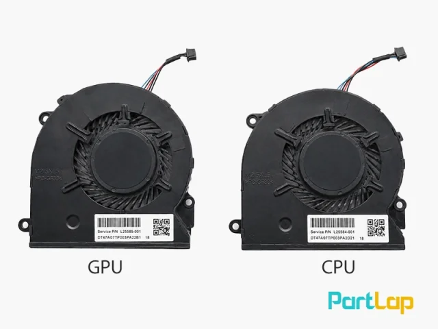 فن پردازنده و گرافیک لپ تاپ اچ پی HP Pavilion 15-CS 15-CW