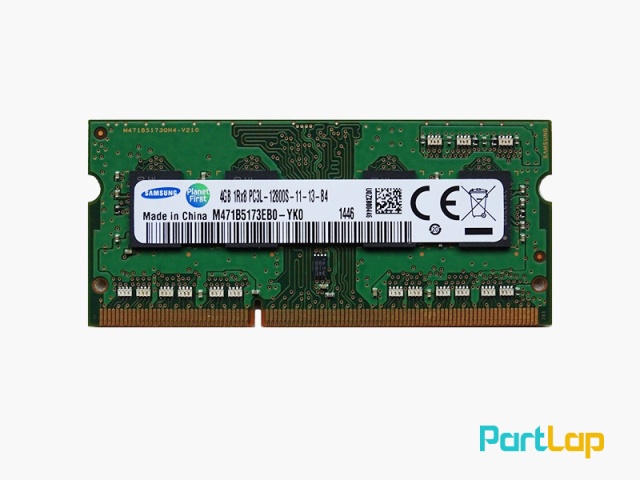 رم لپ تاپ سامسونگ مدل DDR3 PC3L-12800S ظرفیت 4 گیگابایت