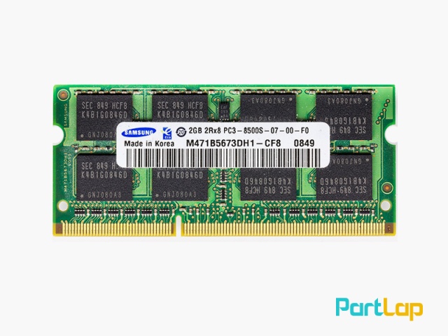 رم لپ تاپ سامسونگ مدل DDR3 PC3-8500S ظرفیت 2 گیگابایت