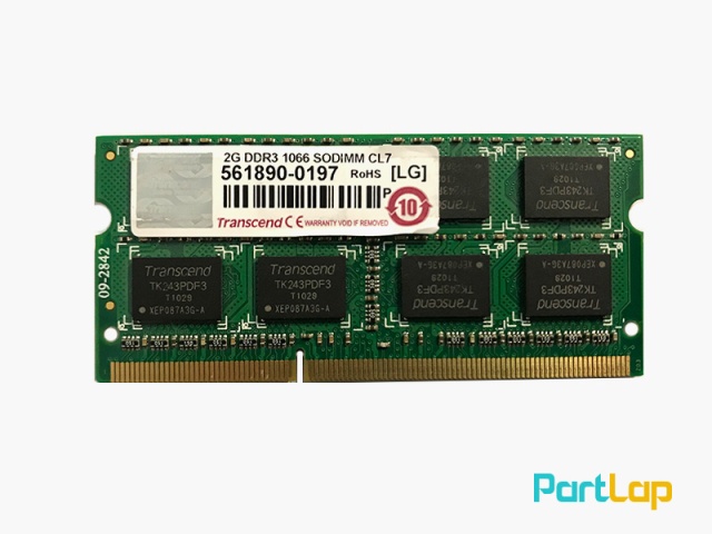 رم لپ تاپ ترنسند مدل DDR3 PC3-8500S ظرفیت 2 گیگابایت