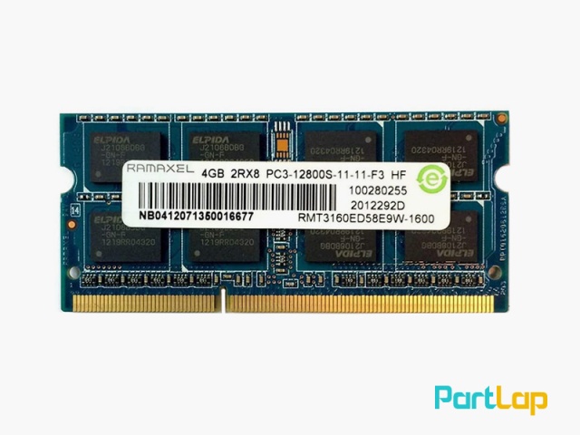 رم لپ تاپ رامکسل مدل DDR3 PC3-12800S ظرفیت 4 گیگابایت