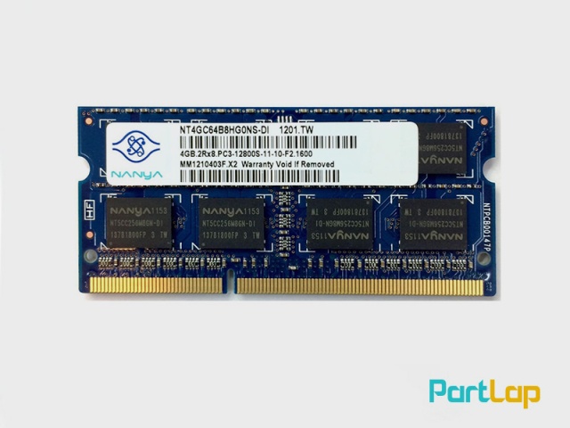 رم لپ تاپ نانیا مدل DDR3 PC3-12800S ظرفیت 4 گیگابایت