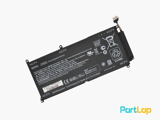 باتری 3 سلولی LP03XL لپ تاپ اچ پی  Envy 14 ، 15 ، M6