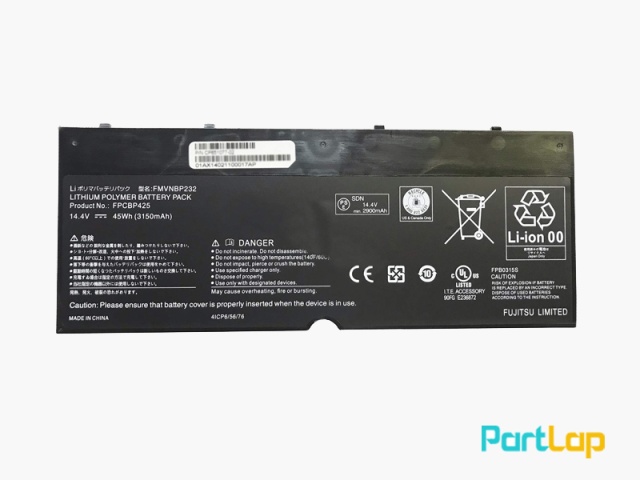 باتری 4 سلولی FPCBP425 لپ تاپ فوجیتسو LifteBook U745
