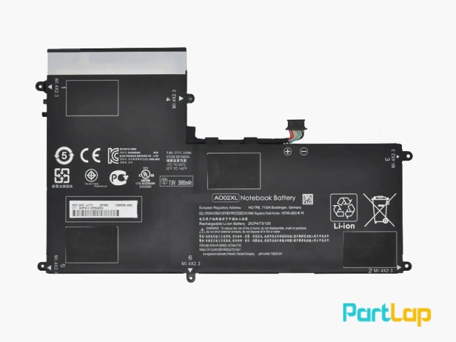باتری 2 سلولی AO02XL لپ تاپ اچ پی ElitePad 1000 G2