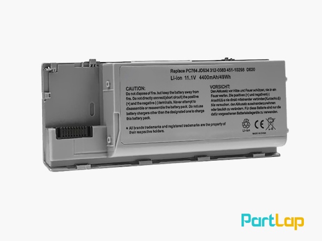 باتری 6 سلولی PC764 لپ تاپ دل Latitude D630 ، D620
