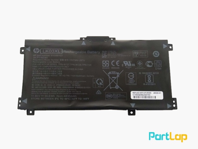 باتری 3 سلولی LK03XL لپ تاپ اچ پی ENVY X360