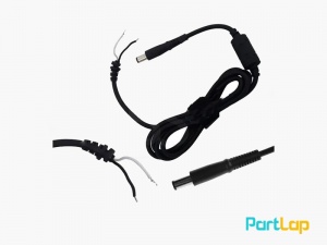 کابل شارژر لپ تاپ HP با کانکتور 5*7.4