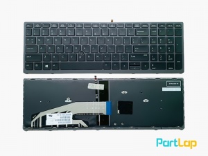کیبورد لپ تاپ اچ پی Zbook 15G3 ، 17G4