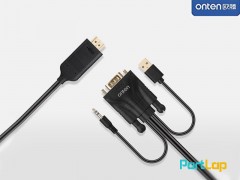 تبدیل تصویر VGA به HDMI همراه با صدا مدل  OTN-5152 VGA To HDMI Converter