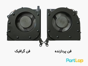 فن پردازنده و گرافیک لپ تاپ لنوو Legion 5 15IMH05H