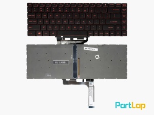 کیبورد لپ تاپ ام اس آی MSI GS65