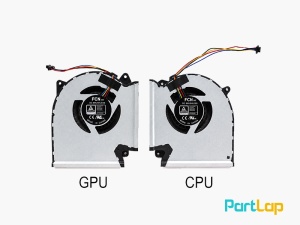 فن پردازنده و گرافیک لپ تاپ ایسوس Asus ROG Strix G513