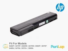باتری 6 سلولی CC06 لپ تاپ اچ پی EliteBook 8470p ، ProBook 6465b