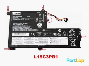 باتری 3 سلولی L15C3PB1 لپ تاپ لنوو IdeaPad FLEX 4 ، Yoga 510