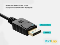 کابل تبدیل Display to Display Port 1.8m