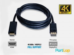 کابل تبدیل Display Port به HDMI کیفیت 4K و طول 1 متر