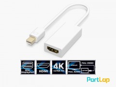 مبدل Mini Display Port به HDMI کیفیت 4K طول 23 سانتی متر