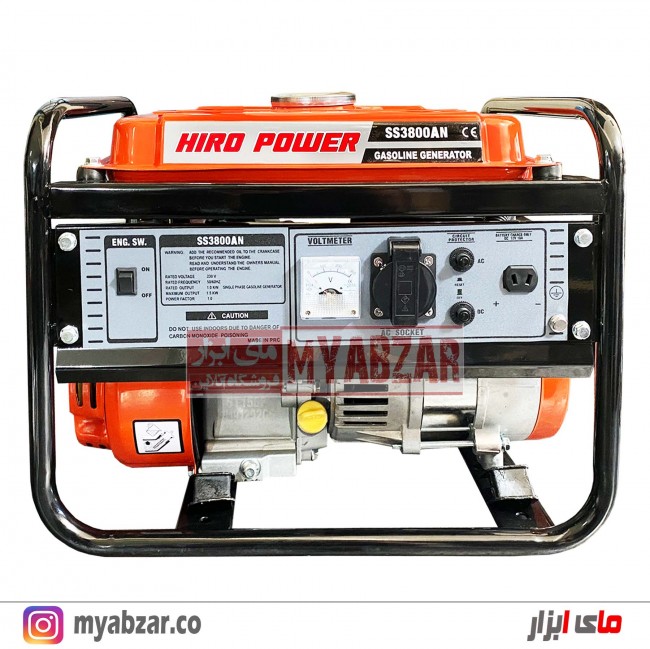 موتور برق 1500 وات هیروپاور مدل HIRO POWER SS3800AN