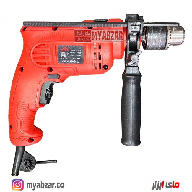 دریل چکشی 950 وات گریتک مدل GREATEC GTID95001