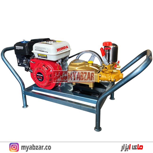 سمپاش موتوری هوندا تایلندی GX160 و پمپ یاماها