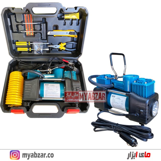 کمپرسور فندکی دو سیلندر باس مدل B-CO