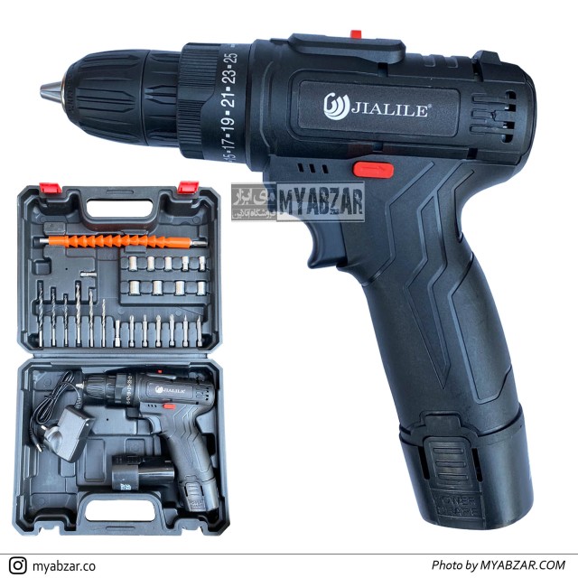 دریل شارژی جیالی مدل 12V