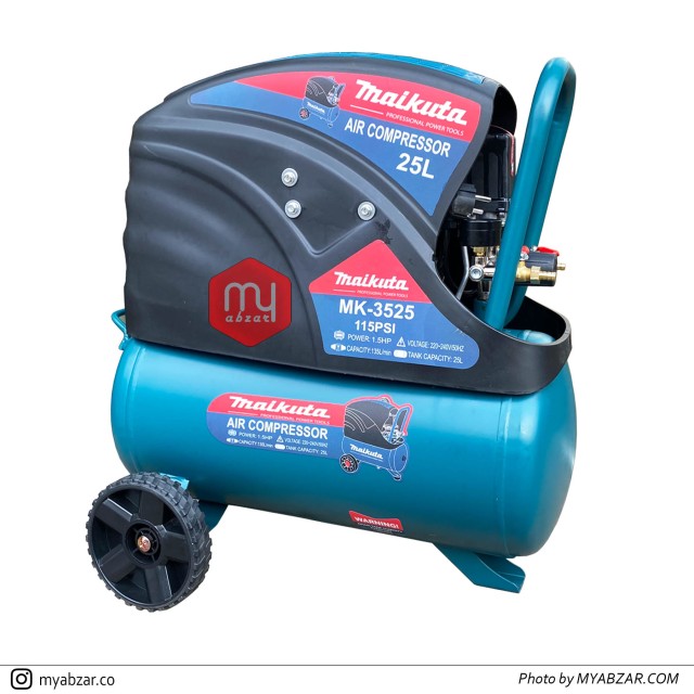 کمپرسور 25 لیتری مایکیتا مدل MK-3525