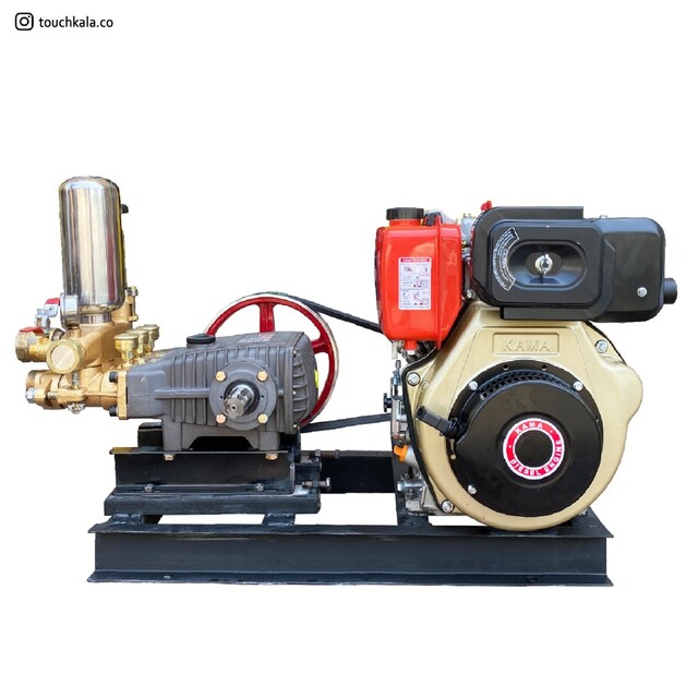 موتور پمپ و سمپاش زنبه ای کاما با پمپ رهینو پاور سنگاپور مدل RP-150