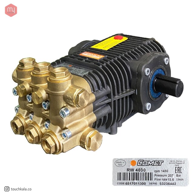 پمپ کارواش کمت ایتالیا 207 بار مدل COMET RW 4030