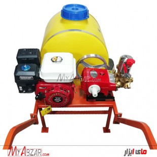 سمپاش فرغونی 100 لیتری موتور 6.5 با پمپ 45 بار