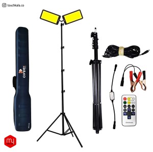 چراغ کمپینگ 2 پر کانپکس مدل FR 28 COB دو رنگ نور