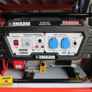 موتور برق بنزینی واکسون مدل VC6800 ظرفیت 3.5 کیلووات