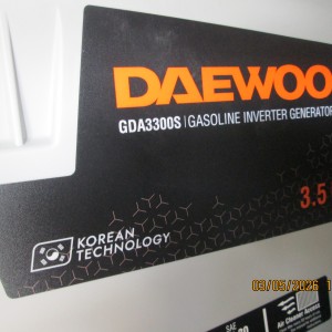 موتور برق بنزینی دوو  سایلنت مدل GDA3300S ظرفیت ۳.۵ کیلو وات