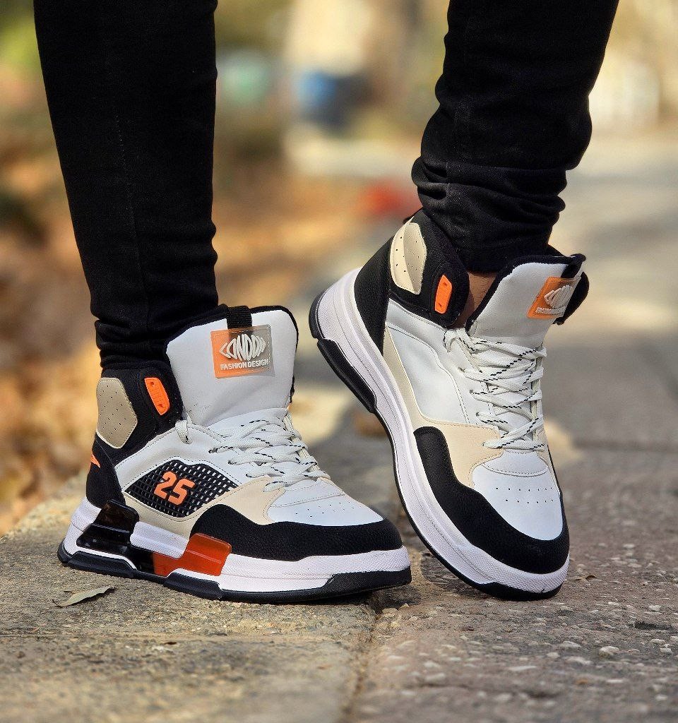 فروش باورنکردنی کفش اسپرت مردانه و پسرانه مدل جردن 25 رنگ سفید کرم مشکی یه کار درجه یک و با کیفیت با ارسال رایگان