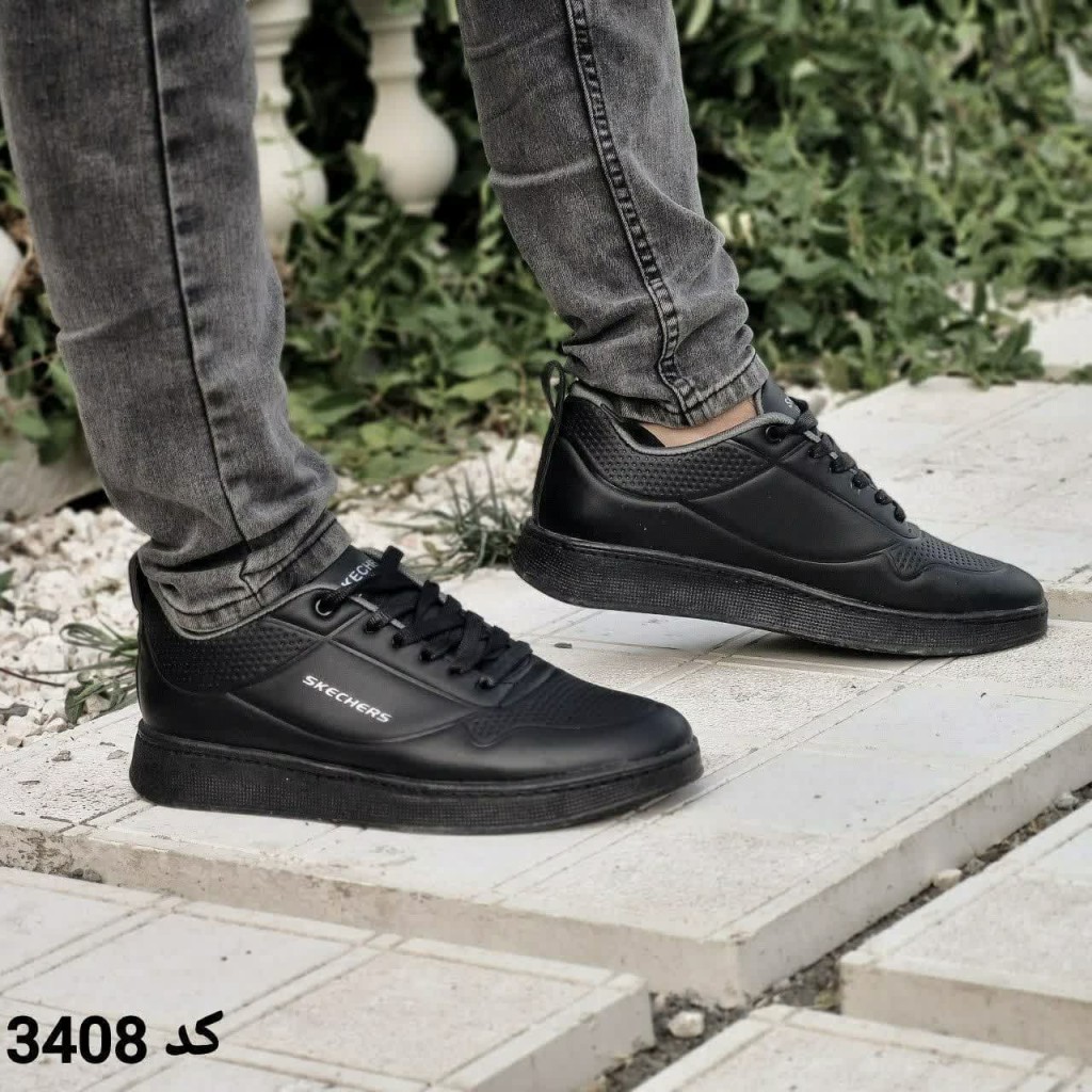 فروش فوق العاده  اسپرت پرطرفدار  و جذاب مردانه مدل اسکیچرز رنگ مشکی