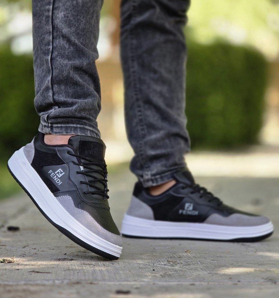 حراااج استثنایی ست اسپرت جذاب  مردانه زنانه  مدل فندی شیک و با دوام  رنگ مشکی طوسی   ارسال رایگان