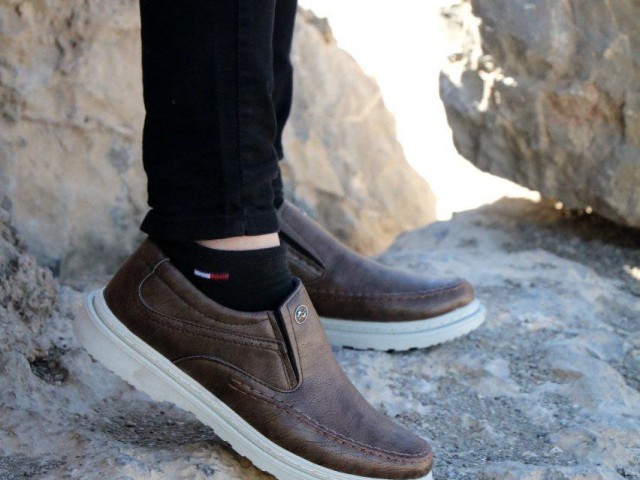 حراج ویژه کفش مجلسی مردانه لژ پشت کد 506 سبک وزن و راحت