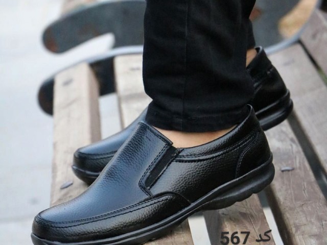 حراج کفش مجلسی مردانه فوق العاده با کیفیت و لژ پشت کد567 کاربردی و بی نقص