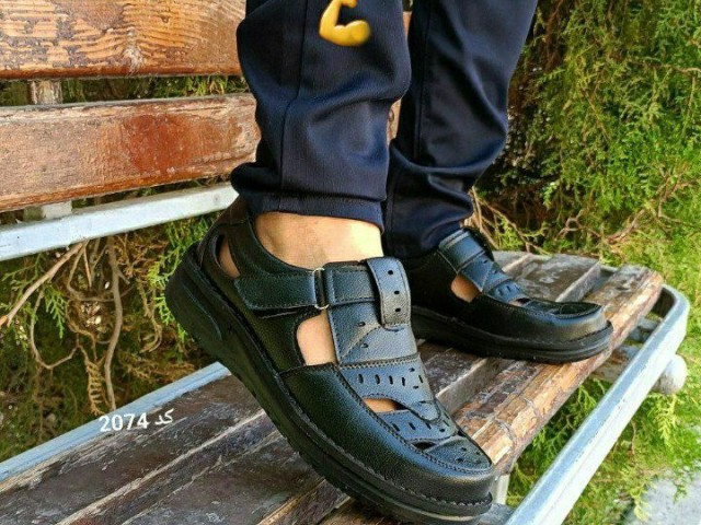 حراج کفش تابستانه مردانه طبی کد 2074 سبک وزن و نرم