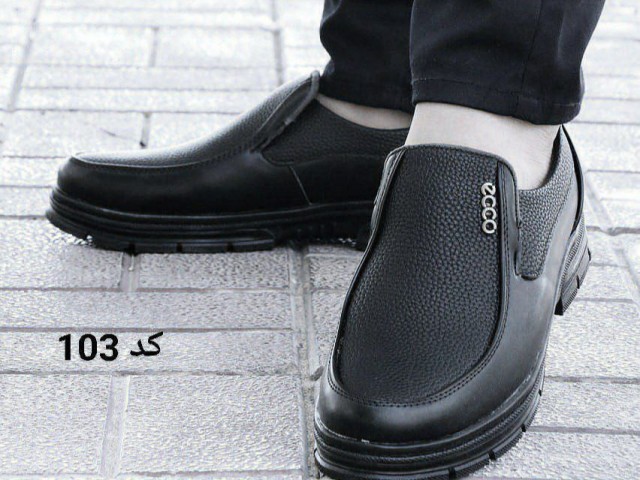 حراج کفش مجلسی مردانه زیره دور دوخت کد 103 خوش پوش