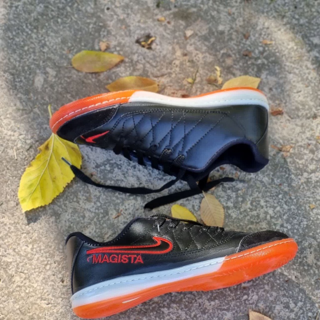 حراج کفش سالنی مجیستا مردانه پسرانه مدل نایک مجیستا پرطرفدار مشکی نایک طلایی با ارسال رایگان