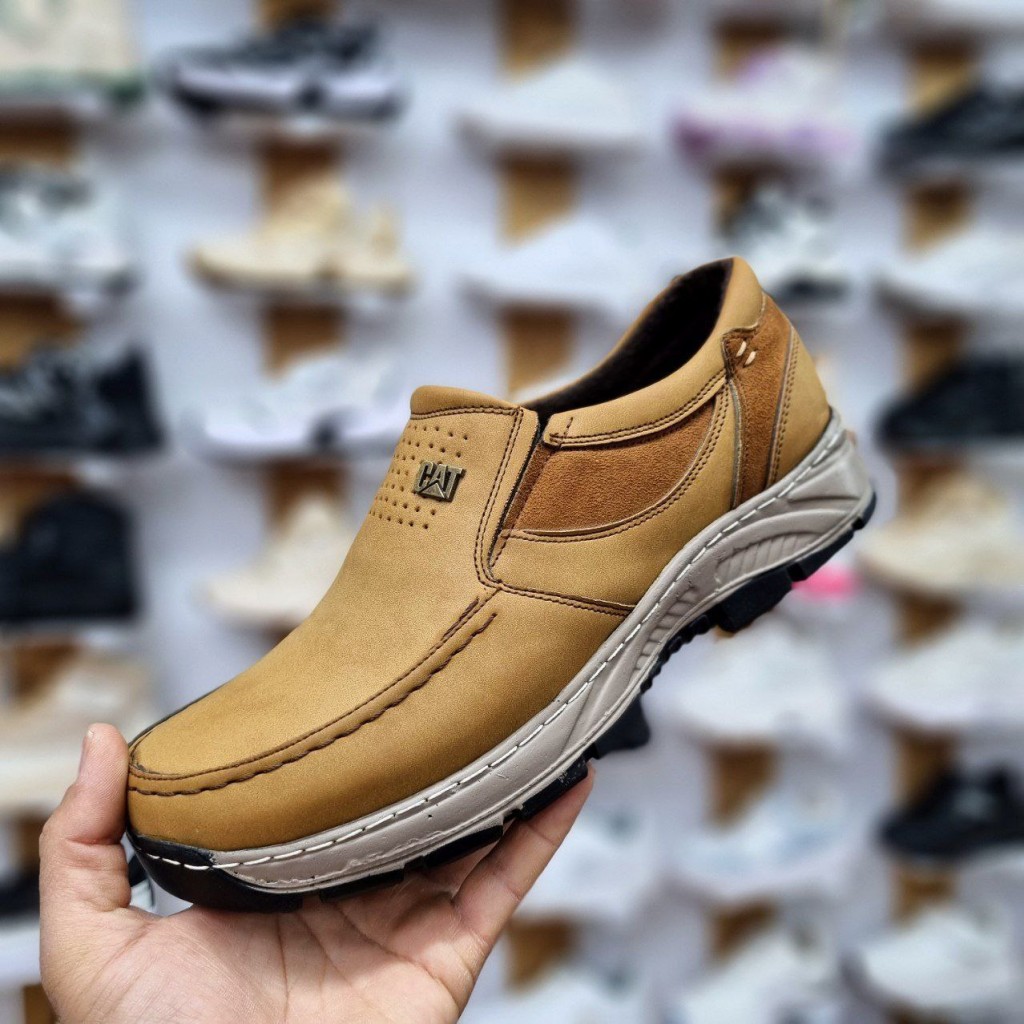 فروش ویژه روز مرد کفش طبی مجلسی اسپورت اداری مردانه رنگ خردلی زیره پیو با کیفیت درجه یک با ارسال رایگان