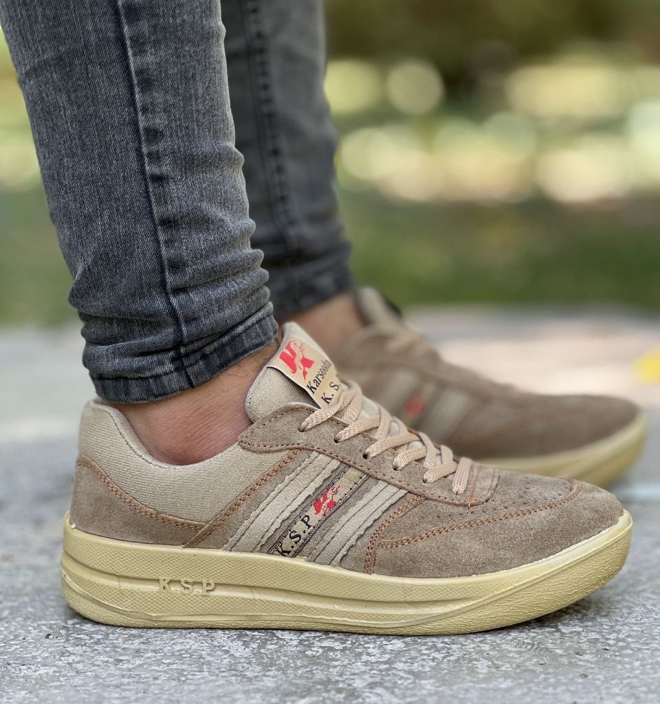 فروش ویژه حراج کفش بزرگپا اسپرت مردانه پسرانه مدل  سه خط  کد 3523 با ارسال رایگان