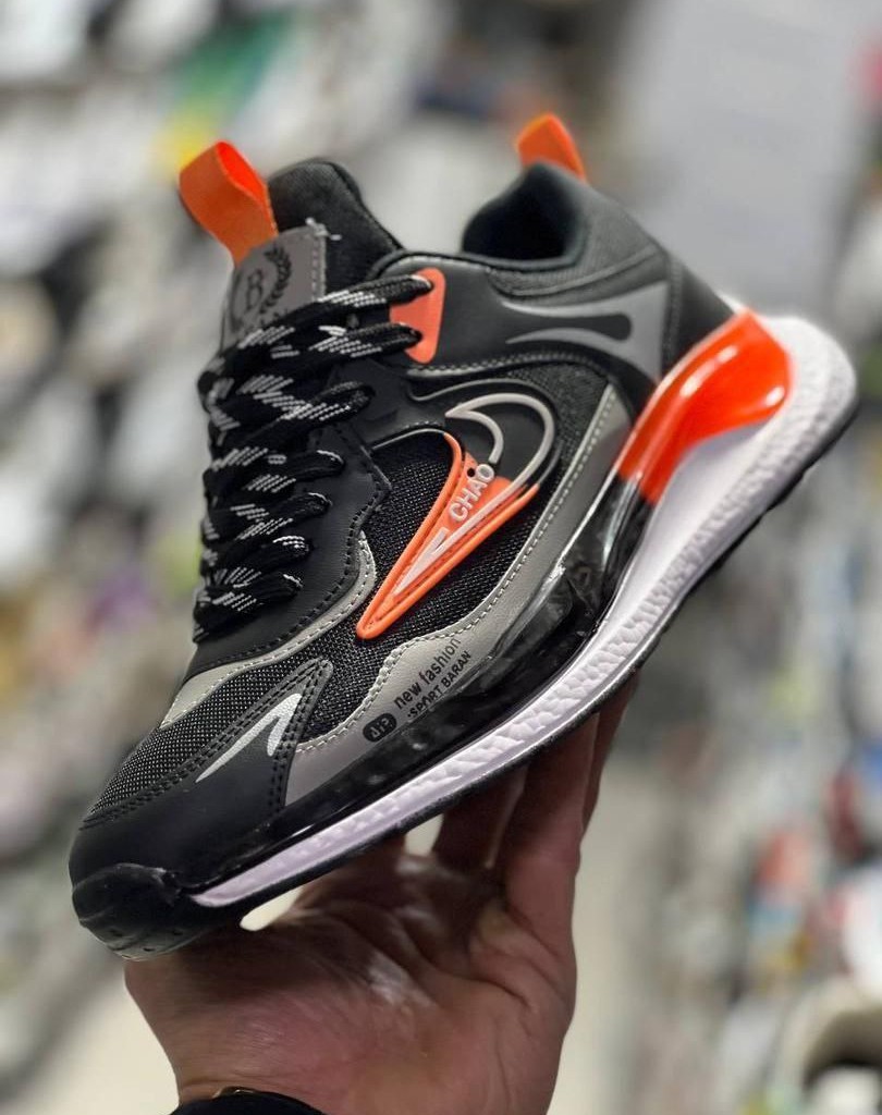 حراج  کفش  مردانه  پسرانه مدل نایک خاص و ویژه رنگ مشکی طوسی باارسال رایگان