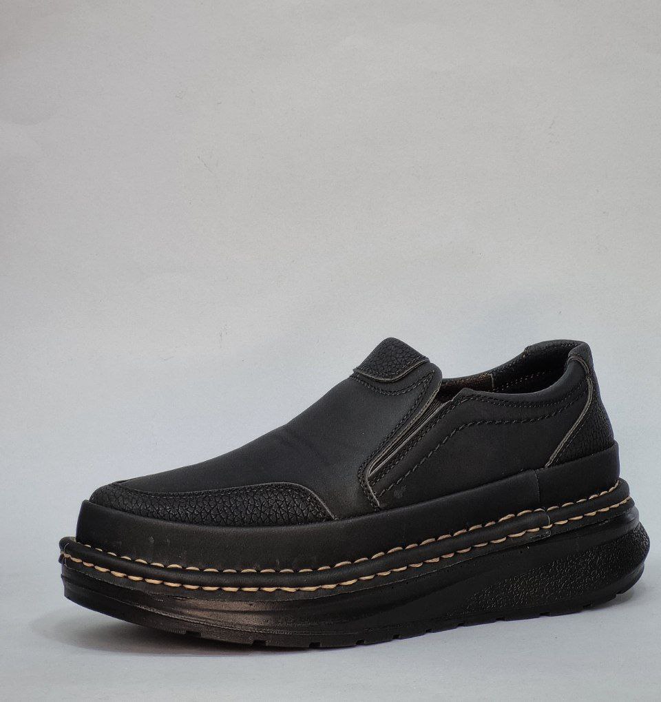 فروش شگفت انگیز  کفش طبی استاندارد مردانه مدل جدید ویژه آقایون شیک پسندرنگ مشکی با ارسال رایگان