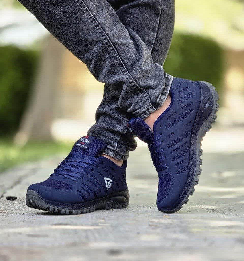 کفش کتونی اسپرت مردانه پسرانه مدل ریبوک زیره تزریق جنس فوق العاده عالی طوسی با ارسال رایگان 9999